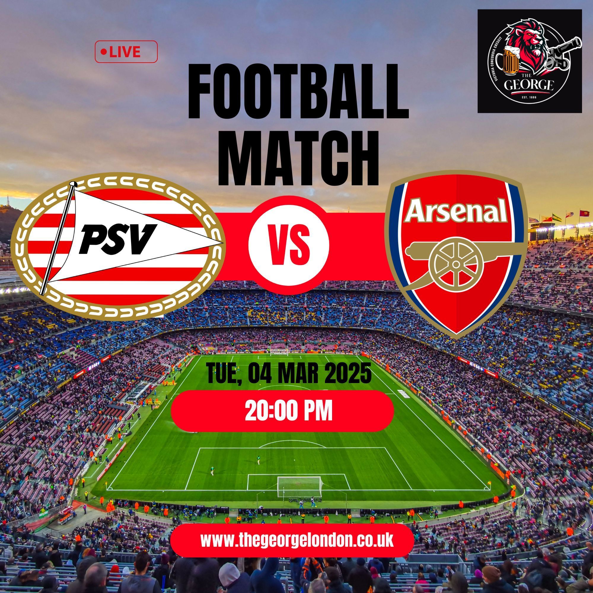 PSV Eindhoven & Arsenal